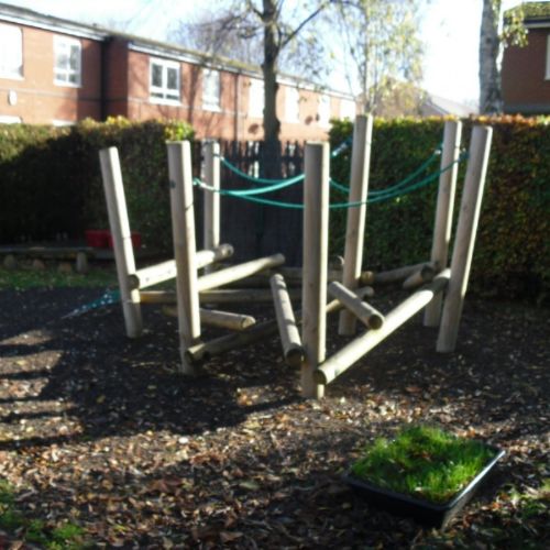 Our Pick Up Sticks Climbing Frame